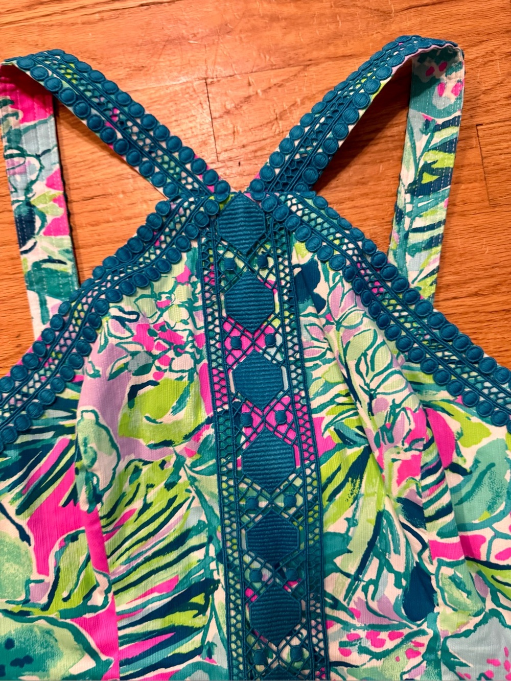 Lilly Pulitzer Vena Stretch Shift Dress – Early Bloomer – Size 12 – NWOT - Picture 3 of 9